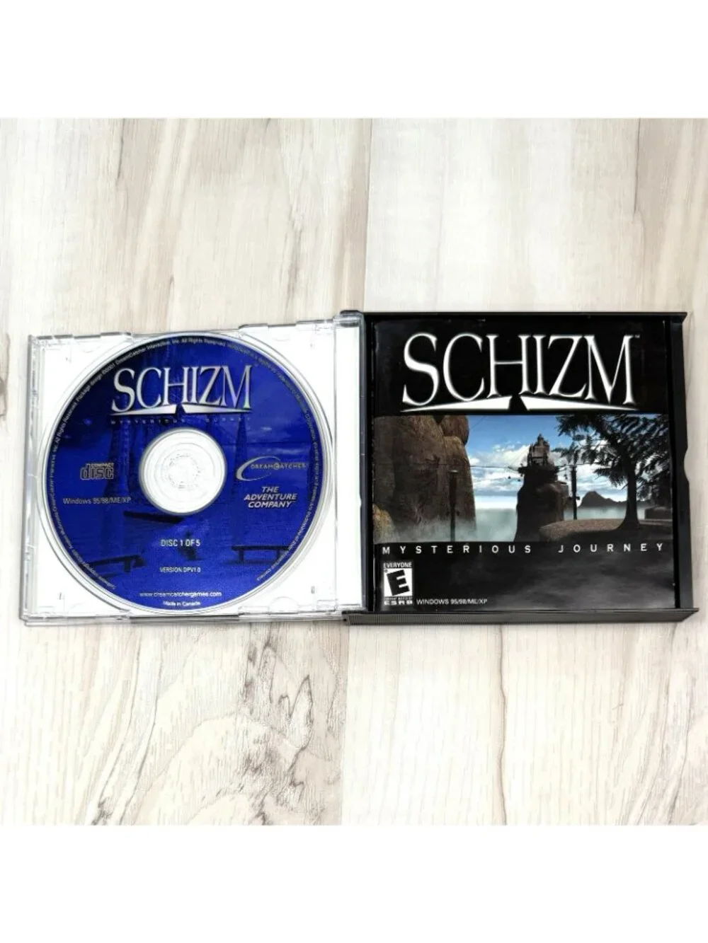 VTG Lot 3 PC CD-Rom Video Games B Sokal Syberia Schizm Sid Meier's Civilization